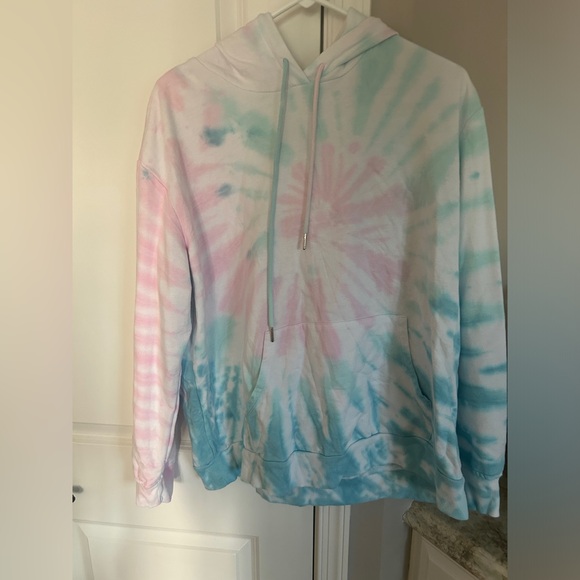 No boundaries tie dye Hoodie Sweatshirt XXL Juniors - Picture 1 of 9